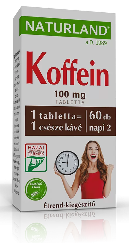 Szent Endre Gyógyszertár - Naturland koffein tabletta 60x