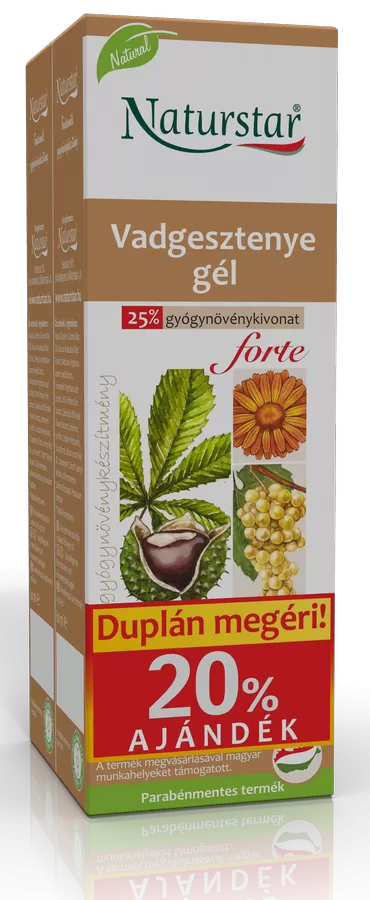 Szent Endre Gyógyszertár - Naturstar vadgesztenye gél forte 2x60ml