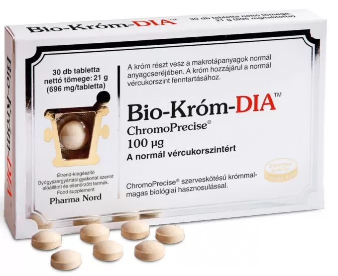 Szent Endre Gyógyszertár - Pharmanord bio-krom dia tabletta 30x