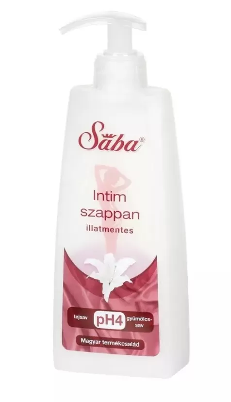 Szent Endre Gyógyszertár - Sába intim szappan illatmentes 400ml pumpás