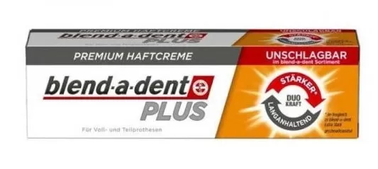 Szent Endre Gyógyszertár - Blend-a-d prémium plus duo műfogsor ragasztó 40g
