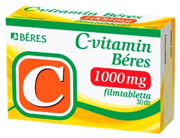 Szent Endre Gyógyszertár - C-vitamin béres 1000mg filmtabletta  30x