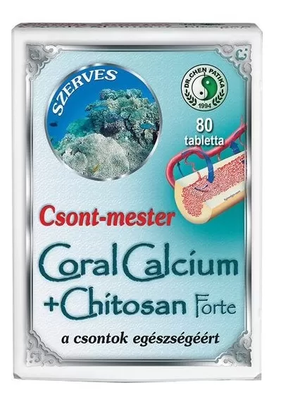 Szent Endre Gyógyszertár - Dr chen coral calcium chitosan forte csont-mester tabletta 80x