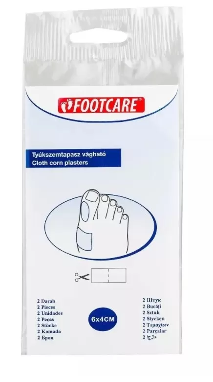 Szent Endre Gyógyszertár - Footcare tyúkszemtapasz vágható (6x4cm) 2x
