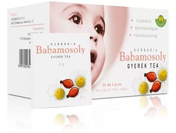 Szent Endre Gyógyszertár - Herbaria babamosoly teakeverék gyermek 20x 2g borit