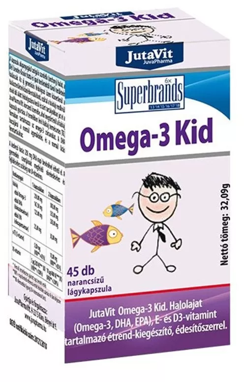 Szent Endre Gyógyszertár - Jutavit omega-3 kid rágókapszula 45x