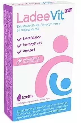 Szent Endre Gyógyszertár - Ladeevit extrafolát kapszula 30x