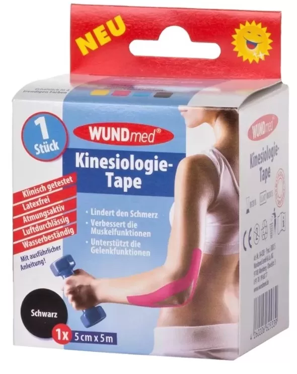 Szent Endre Gyógyszertár - Wundmed kinesio tape 5cmx5m fekete