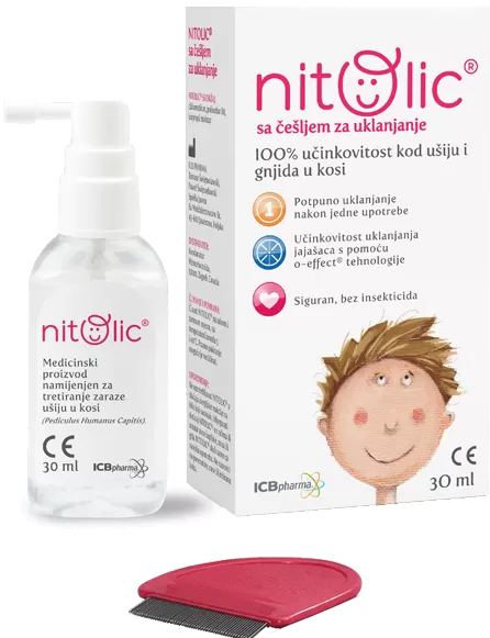 Szent Endre Gyógyszertár - Nitolic spray 50ml +tetűeltávolító fésű