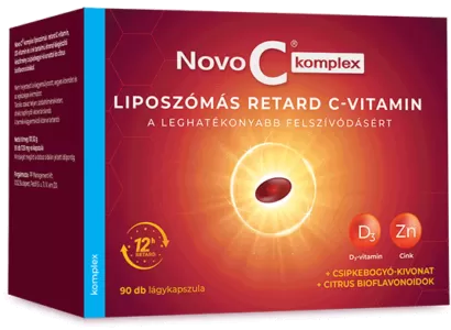 Szent Endre Gyógyszertár - Novo c komplex retard liposzómás c+d3+zn kapszula 90x