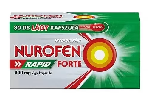 Szent Endre Gyógyszertár - Nurofen rapid forte 400mg lágy kapszula 30x