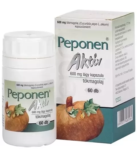 Szent Endre Gyógyszertár - Peponen aktív 600mg lágy kapszula 60x