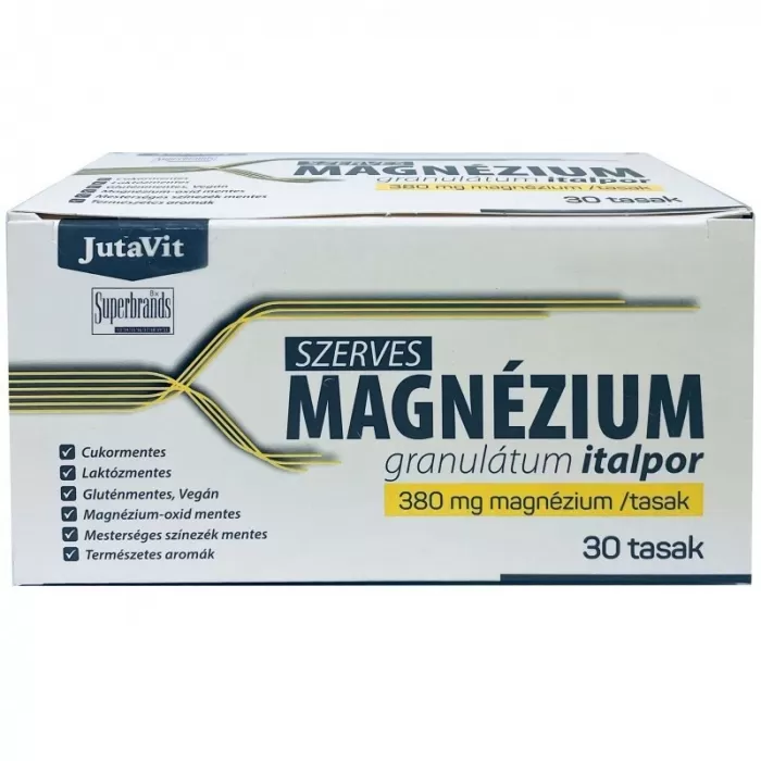 Szent Endre Gyógyszertár - Jutavit szerves magnezium gran.italpor 380mg 30x