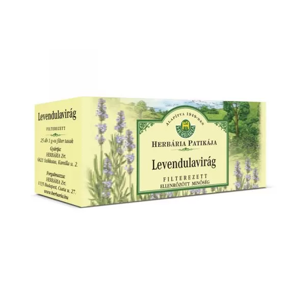 Szent Endre Gyógyszertár - Herbária levendulavirág tea filteres 25x